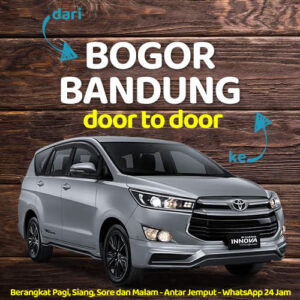 Travel Bogor ke Bandung 24 Jam Door To Door Terdekat