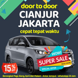 Travel Door To Door Cianjur Ke Jakarta Rating Tertinggi