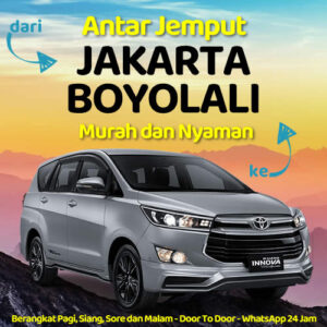 Travel Dari Jakarta Ke Boyolali Dijemput Dan Diantar Sampe Rumah