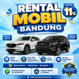 10 Rental Mobil Bandung Tanpa Survei, Sewa Lepas Kunci Terbaik Langsung Jalan!