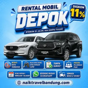 10 Rental Mobil Depok Tanpa Survei, Sewa Lepas Kunci 24 Jam Langsung Jalan!