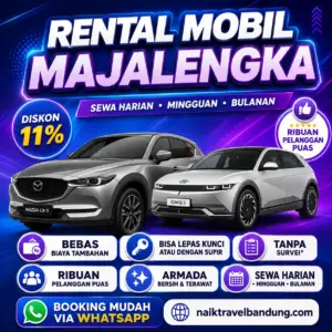 10 Rental Mobil Majalengka Tanpa Survei, Sewa Lepas Kunci Langsung Jalan!