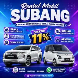 10 Rental Mobil Subang Tanpa Survei, Sewa Lepas Kunci Langsung Jalan!