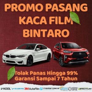 Pusat Kaca Film Bintaro Tolak Panas 99% Rating Tertinggi dan Harga Murah