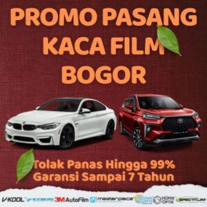 Pusat Kaca Film Bogor Tolak Panas 99% Rating Tertinggi dan Harga Murah
