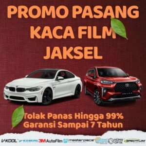 Pusat Kaca Film Jakarta Selatan Tolak Panas 99% Rating Tertinggi dan Harga Murah