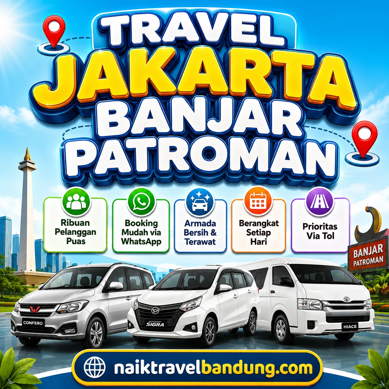 Terkoreksi 12% Harga Travel Jakarta Banjar Patroman Tiket Murah Cuma Hari Ini