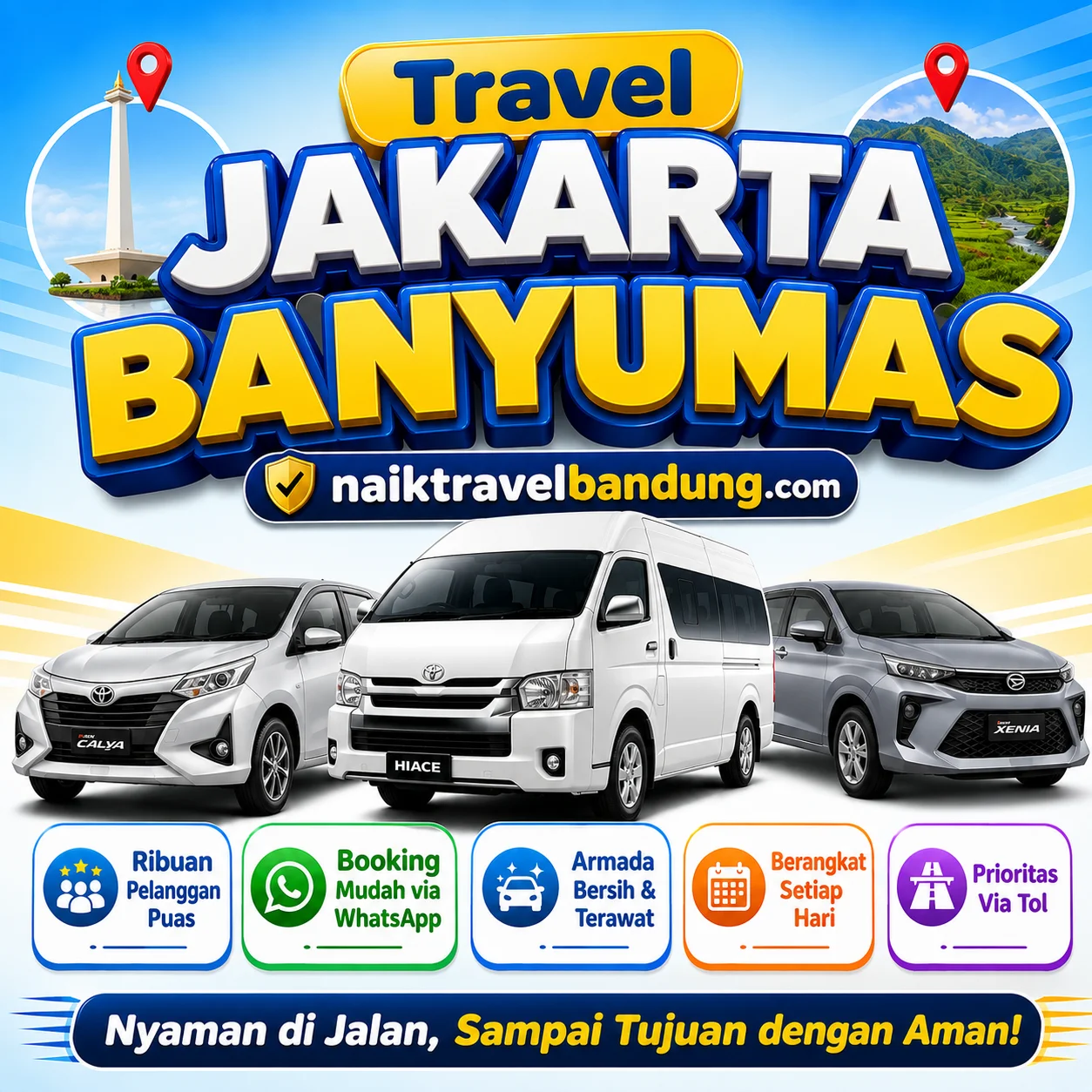 Terkoreksi 12% Harga Travel Jakarta Banyumas Tiket Murah Cuma Hari Ini