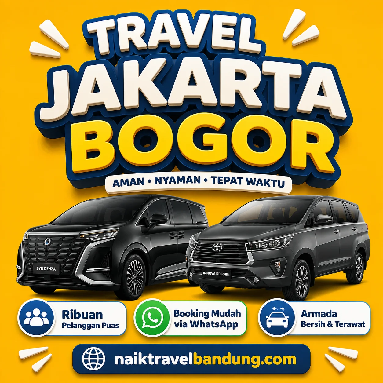 Terkoreksi 12% Harga Travel Jakarta Bogor 24 Jam Terdekat Door To Door Murah