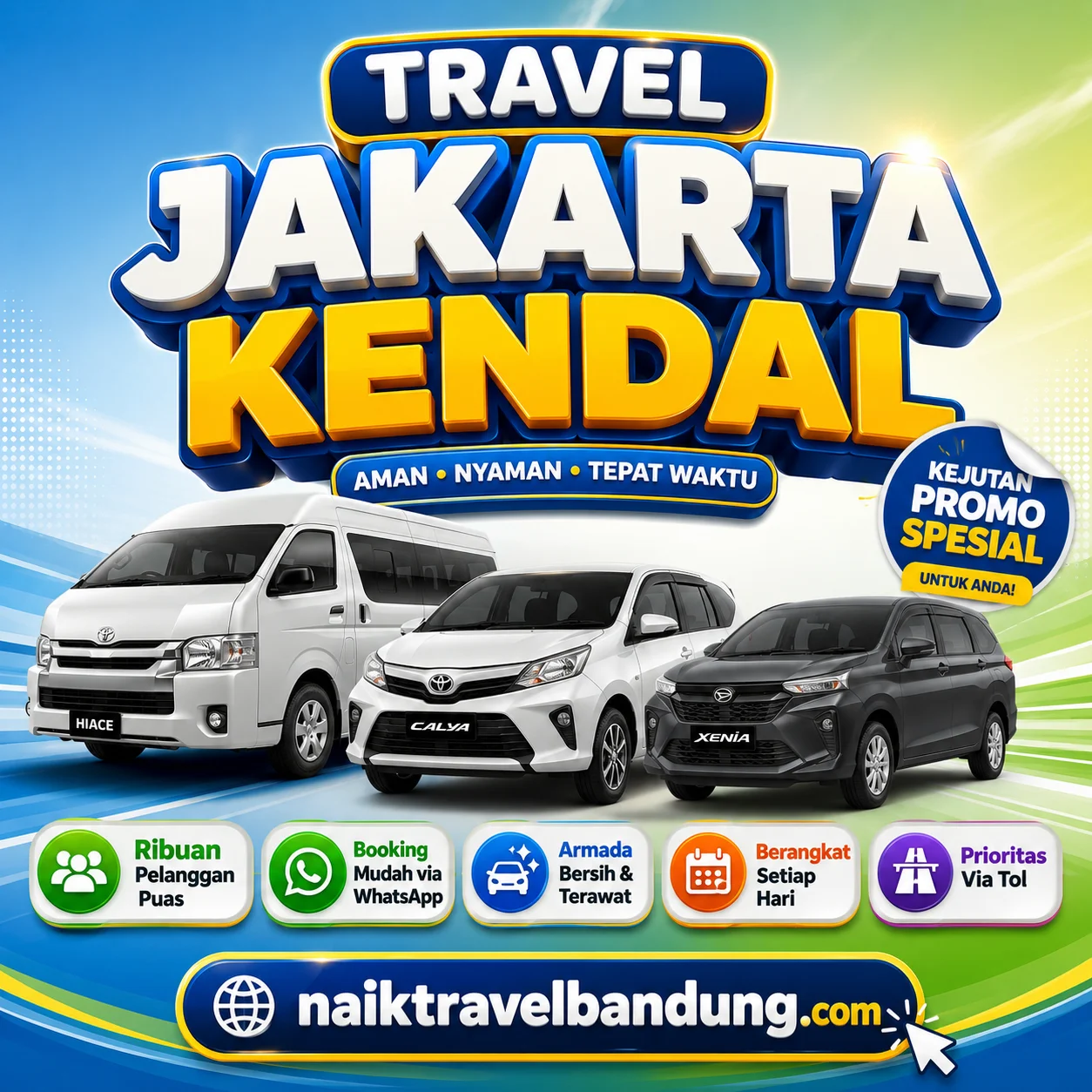 Terkoreksi 12% Harga Travel Jakarta Kendal dan Sukorejo Tiket Murah Cuma Hari Ini
