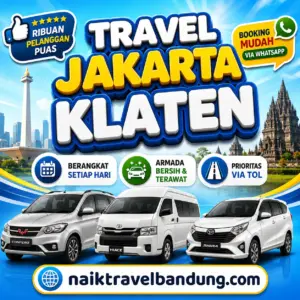 Terkoreksi 12% Harga Travel Jakarta Klaten Tiket Murah Cuma Hari Ini