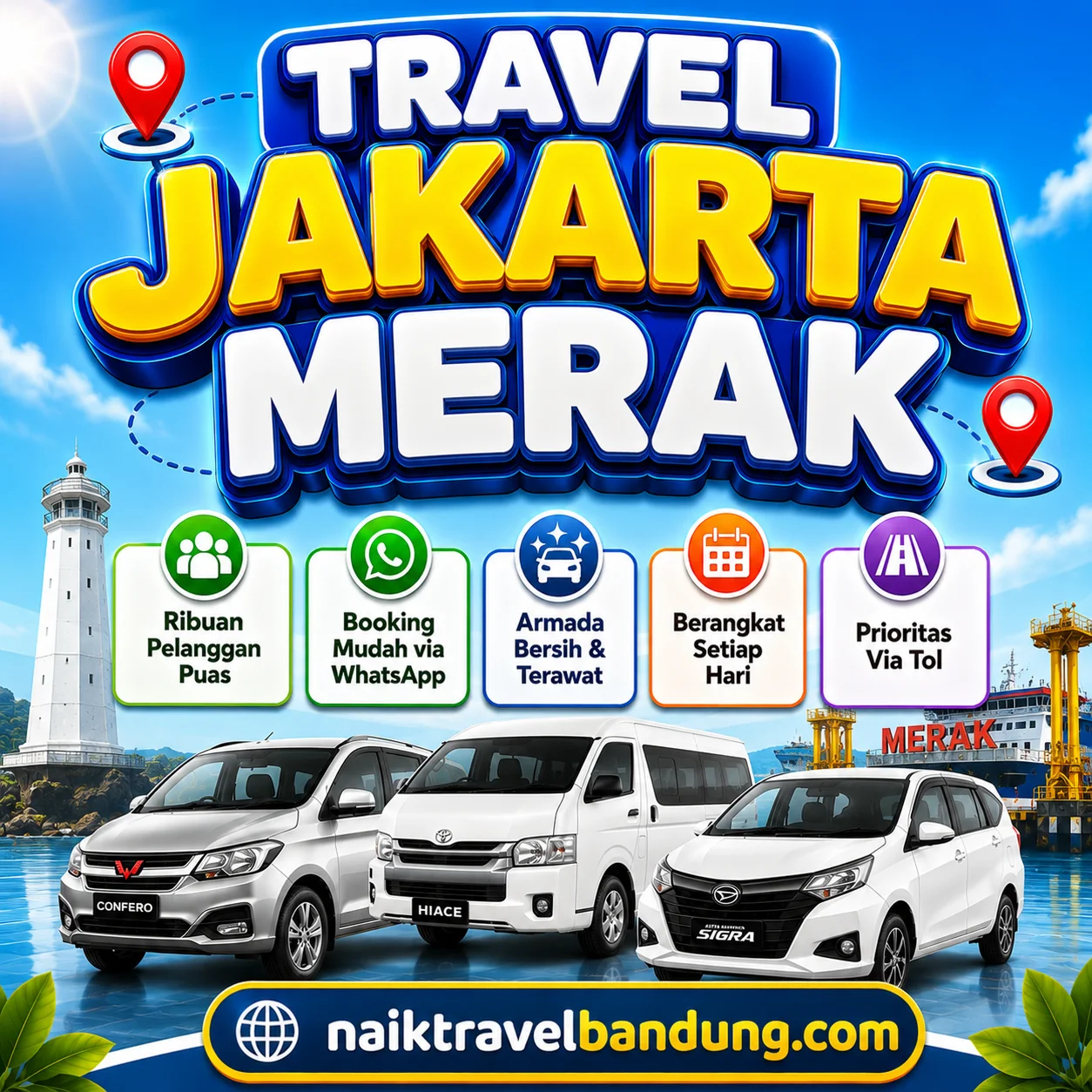 Terkoreksi 12% Harga Travel Jakarta Merak Tiket Murah Cuma Hari Ini