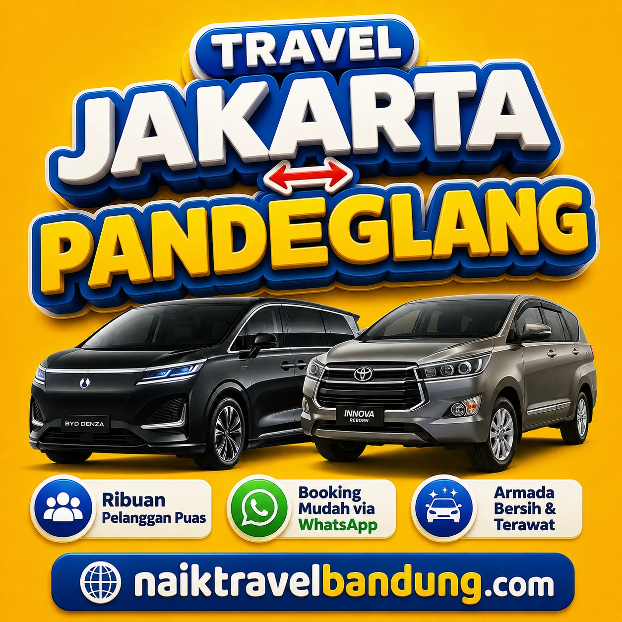 Terkoreksi 12% Tarif Travel Jakarta Pandeglang Tiket Murah Cuma Hari Ini