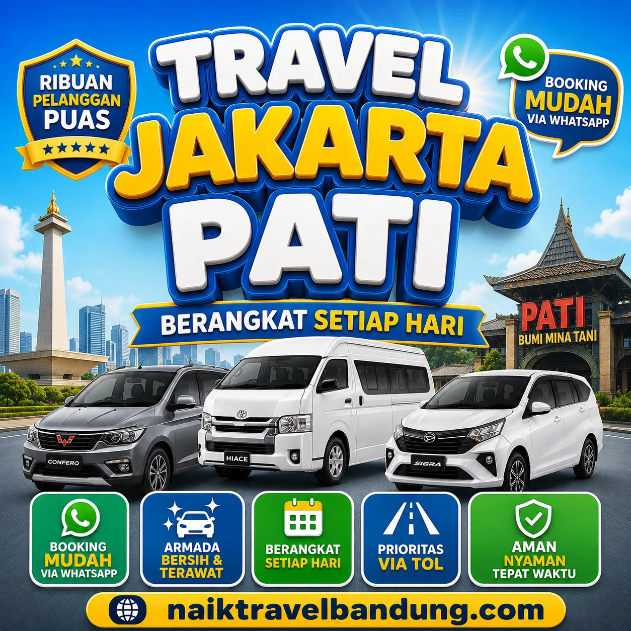 Terkoreksi 12% Harga Travel Jakarta Pati Tiket Murah Cuma Hari Ini
