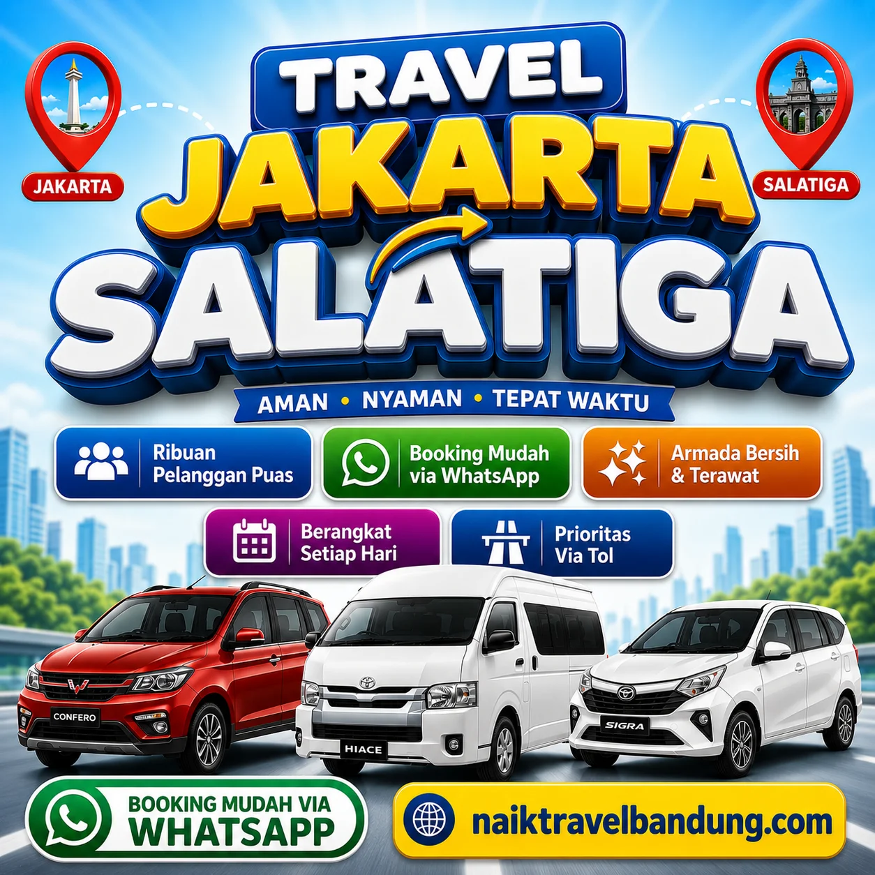Terkoreksi 12% Harga Travel Jakarta Salatiga Tiket Murah Cuma Hari Ini
