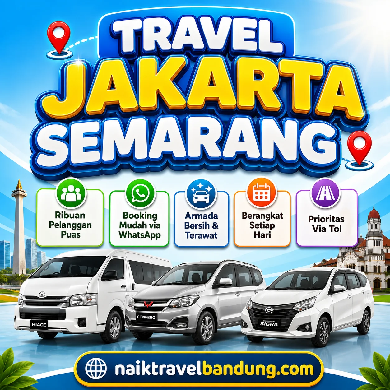Terkoreksi 12% Harga Travel Jakarta Semarang Door To Door Tiket Murah Cuma Hari Ini