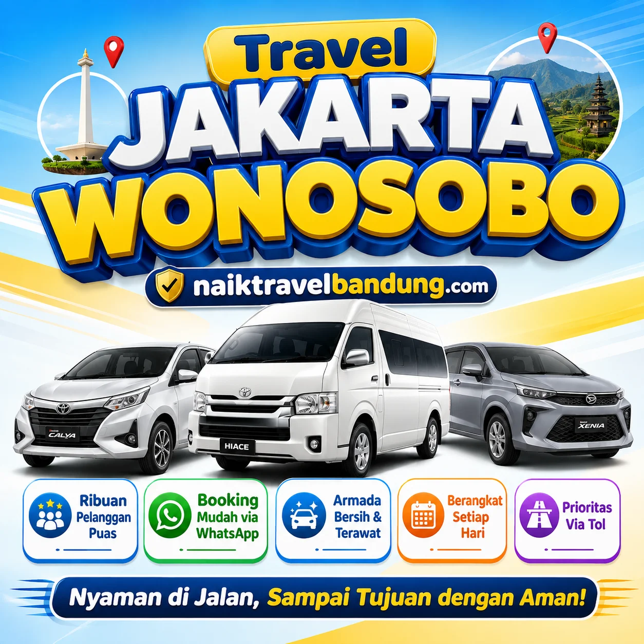 Terkoreksi 12% Harga Travel Jakarta Wonosobo Tiket Murah Cuma Hari Ini